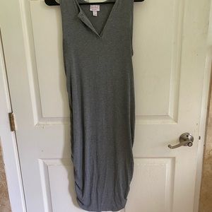 Ribbed Maternity Dress